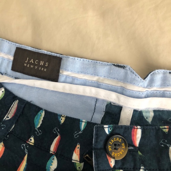 Jachs New York Navy Bleecker Fit Shorts - Picture 2 of 5